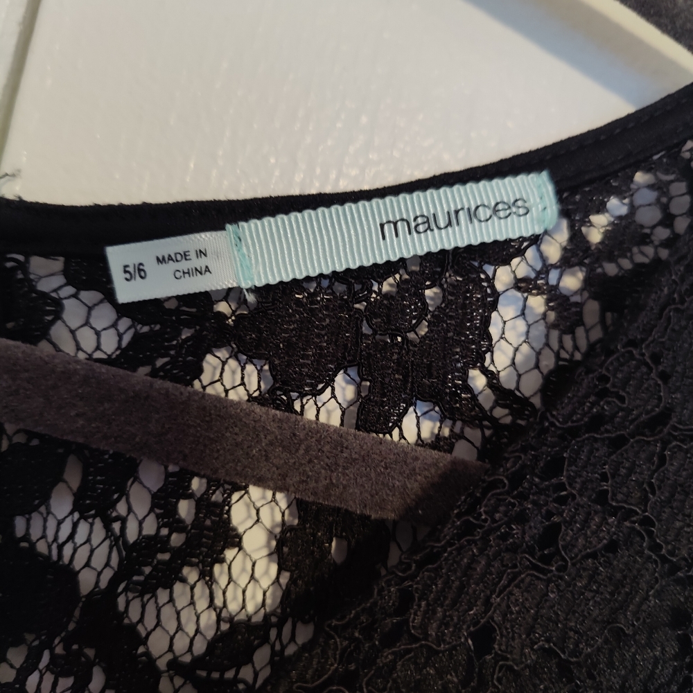 Little black lace dress